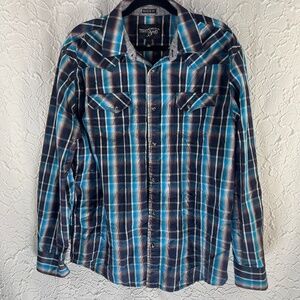 Moon‎ shine spirit button up shirt, long sleeves